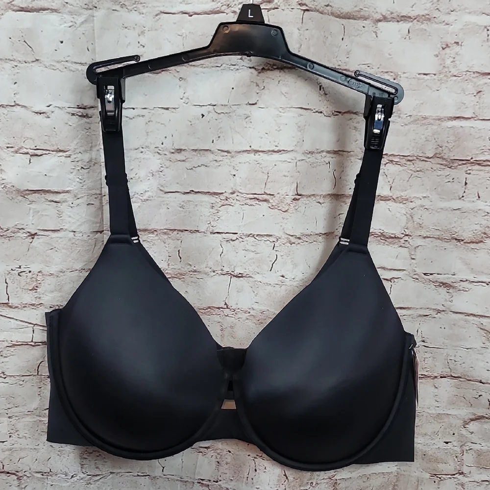 Auden Black Full Coverage Bra 42DDD 42F Nwt - Picture 1 of 7